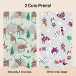 The Honest Company Clean Conscious Diapers for Delicate Skin | Up to 100% Leakproof | Hypoallergenic, Fragrance Free | Winter '25 Limited Edition Prints | Club Box, Size 3 (16-28 lbs), 62 Count