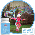 Bubbles for Kids – Giant Bubble Wand & Powder Mix | Makes 896 oz (7 Gallons) of Bubble Solution | Bubble Refill for Big Bubbles, Bubble Machine, Outdoor Fun | Non-Toxic & Long-Lasting