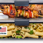 Rubbermaid Brilliance Food Storage Containers, Set of 5 (10 Pieces), BPA-Free, Leak-Proof, Clear