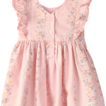 Little Planet by Carter's Girl Dress Made with Organic Cotton, Pink Garden, 12M