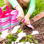 Melissa & Doug Sunny Patch Pretty Petals Gardening Tote Set with Tools
