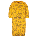 Gerber Unisex Baby Boy and Girls 4-Pack Sleeper Gown Amber 0-6 Months