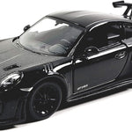 KiNSMART 2010 Porsche 911 GT2 RS Aqua Blue 1/36 Scale Diecast Metal Model Toy Sports Car