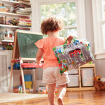 Melissa & Doug Take-Along Town Play Mat (19.25 x 14.25 inches) with 9 Soft Vehicles