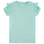 Cudlie 5-Pack Toddler/Baby Girl Short Sleeve Tops - Premium Quality Shirt Tops for Lightweight Comfort and Style.