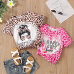 PATPAT Girls Shirts Size 10-11 Leopard Print Graphic Tees, Cheetah Print Outfit, Crew Neck Short Sleeve Cheetah Tops Summer Clothes Cute Summer Outfits Preppy Tops