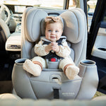 Maxi-Cosi Pria All-in-One Convertible Car Seat, Infant to Toddler Car Seat, Easy-Install Harness, Machine-Washable Cover, 5-100 lbs, Blackened Pearl