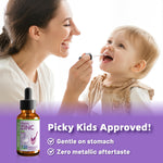 Nature's Nutra Happy Zinc, Premium Liquid Zinc for Baby, Infant, Kids and Children, TRAACS Chelate Zinc, High Bioavailability, Non-GMO, Kosher, 2 Fl. Oz (60ml)