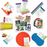 Funwares Minute of Fun Game - Minute to Win It Games for Kids, Adults, Teens, Families, Game Night, Gift for Home, Birthdays, or Travel. 2-12 Players! Outdoor - 272 Challenges