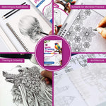 Tracing Paper 9x12 Inch - 50 Sheets 41lb/63gsm Transparent Trace Paper for Sketching, Preliminary Drawing, Drafting & Art Projects - Premium Translucent Tracing Paper for Pencil, Marker and Ink