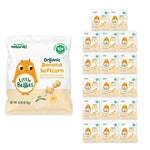 Little Bellies Organic Apple & Berry Softcorn Baby Snack (Pack of 18 x 0.28 oz Individual Packs)