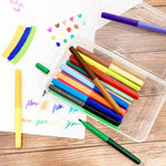 Ykimok Large Capacity Clear Pencil Case, Plastic Pencil Boxes Stackable Design, Supply Boxes for Kids Boys School Classroom,1 Pack