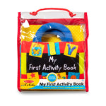 Melissa & Doug Kâ€s Kids My First Activity Book 8-Page Soft Book for Babies and Toddlers Early Learning Developmental Plush Soft Activity For Babies And Toddlers