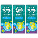 Tom's of Maine Toddler Fluoride Free Toothpaste, Mild Fruit, 3 Pack, 1.75oz
