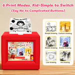 iHeartYard AI Voice-Powered Sticker Printer for Kids, Inkless|Wireless|Rechargeable Portable AI Mini Sticker Maker Machine for DIY Arts and Crafts, 3 4 5 6 7 8 9 10 11 12 Year Old Kid Birthday