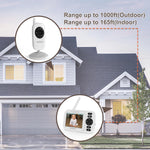 Baby Monitor with Camera and Audio, 3.2'' IPS Portable Baby Monitor No WiFi with 1000ft Long Range, Remote Pan-Tilt Video Baby Monitor, Infrared Night Vision, ECO Mode, Powerful Battery