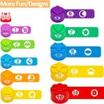 MOONTOY Stacking Cups Baby Toys 6 10 12 18 Months, Montessori Toys for 1 Year Old Toddler Learning Toy with Numbers Shapes Patterns, Baby Bath Toy 6-12 Months, Gifts for 1 2 3 Year Old Boys Girls
