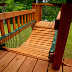 Gorilla Playsets 06-2004 Clatter Bridge Mesh Panels Add On for Swing Set Clatter Bridge, Black