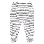 HonestBaby unisex baby 3-pack Organic Cotton Footed Harem Pants, Sketchy Stripe, Preemie US