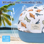 Duoyeree Toddler Baby Baseball hat Infant Baseball Cap Soft Cotton Snapback hat Boys(0-3M)