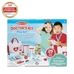 Melissa & Doug Get Well Doctor Kit, 25-Piece Toddler Doctor Play Set, Realistic Pretend Play Toys & Accessories, Preschool Toys for Girls & Boys Ages 3+