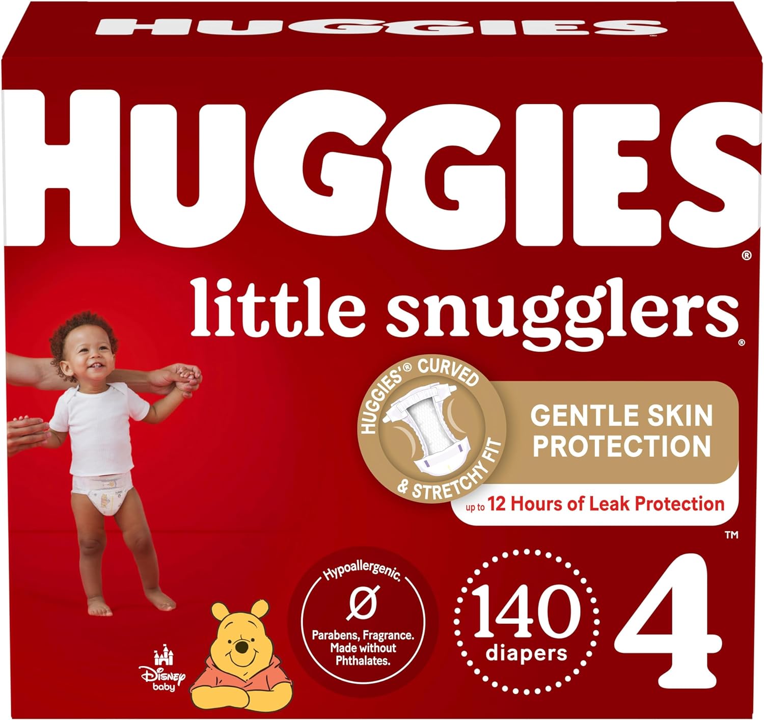 Huggies Size Newborn Diapers, Little Snugglers Baby Diapers, Size Newborn (up to 10 lbs), 31 Count, Packaging May Vary