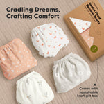 2-Pack Organic Bassinet Sheets for Girls, Boys - 100% Cotton Bassinet Mattress Sheets Compatible with Halo Bassinest Swivel Sleeper, Graco, Baby Delight, Chicco, Fitted Bassinet Sheets (Butterflies)