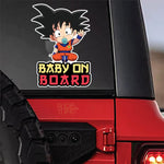 SHOP A THING – Baby on Board Sticker Baby Anime – Vinyl Decal for Car, Truck, and Van – Waterproof Decal for Waterbottle – Indoor and Outdoor Use for Laptop and iPad – Removable Window Decal – SAT 027