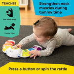 Baby Einstein Glow & Discover Light Bar Musical Activity Station and Tummy Time Toy, Montessori Cause and Effect Early Learning for 3-36 months
