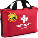 Protect Life Survival First Aid Kit for Home/Business, Camping Survival Kits | Mini Travel First Aid Kit | Camping Equipment | Small Kits for Car | Outdoor Emergency Survivals Pack - 100pcs