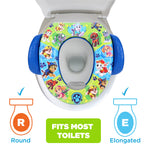 Nickelodeon PAW Patrol "Mission Paw" Soft Potty Seat and Potty Training Seat - Soft Cushion, Baby Potty Training, Safe, Easy to Clean