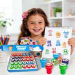 30PCS Animal Stamps for Kids, Safari Party Favors Self- Ink and Washable Stamps for Kids Birthday Gifts, Teacher Stamps