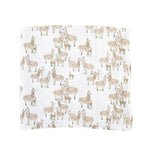 Little Unicorn Premium Cotton Swaddle Baby Blanket | Breathable Fabric | for swaddling, Play, Nursing & More (Llama Llama)