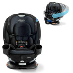 Graco Turn2Me 3-in-1 Rotating Convertible Car Seat, Manchester, Rear-Facing Rotation, Forward-Facing Mode, Highback Booster Up to 100 lbs, Adjustable Headrest & Harness, Steel Reinforced Frame
