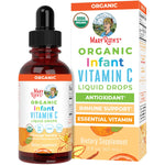 MARYRUTH'S Infant & Baby Vitamin C Supplement | USDA Organic Vitamin C Liquid Drops for Infants | Ages 6-12 Months | Immune Support | Overall Health | Vegan | Non-GMO | Gluten Free | 2 Fl Oz