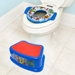 Spidey and His Amazing Friends Team Up 2 Piece Essential Potty Training Set - Soft Potty Seat, Step Stool