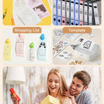 iDPRT Sticker Printer, Portable Sticker Maker Machine, Mini Inkless Bluetooth Thermal Printer for iPhone & Android, Pocket Printer for Labels, Barcodes, DIY Journaling, Kids Gift, Gray