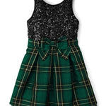 The Children's Place,Girls,Sleeveless Dressy Dresses,Spruceshad Sequin,Large