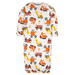 Gerber Unisex Baby Boy and Girls 4-Pack Sleeper Gown Amber 0-6 Months