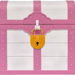 Teacher Created Resources Pink and White Treasure Chest with Lock and Key (TCR6055)