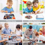 LELEMON Puzzles for Kids Ages 4-6, Space Puzzle 60 Piece Puzzles for Kids in a Metal Box, Educational Kids Puzzles Jigsaw Puzzles Childrens Puzzle Games Puzzle Toys for Girls and Boys