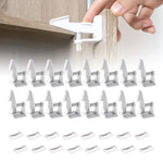 Inaya Cabinet Locks Baby Proofing - Child Proof Drawer Locks - Child Safety Cabinet Latches with 3M Adhesive Easy Installation - No Drilling or Extra Screws (8 Pack)