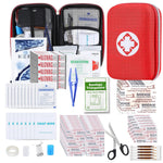 276PCS First Aid Kit Home Car Camping Hiking Emergency Supplies Small Compact Lovely Bag for School Outdoor, Basic Outdoor Essentials Survival Kit for Travel AMORNING