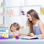 Air Dry Clay 66 Colors, Modeling Clay for Kids, DIY Model Magic Clay, Molding Clay Kit with Sculpting Tools, Non-Sticky Soft and Super Light, Arts and Crafts Gift for Boys Girls Kids.