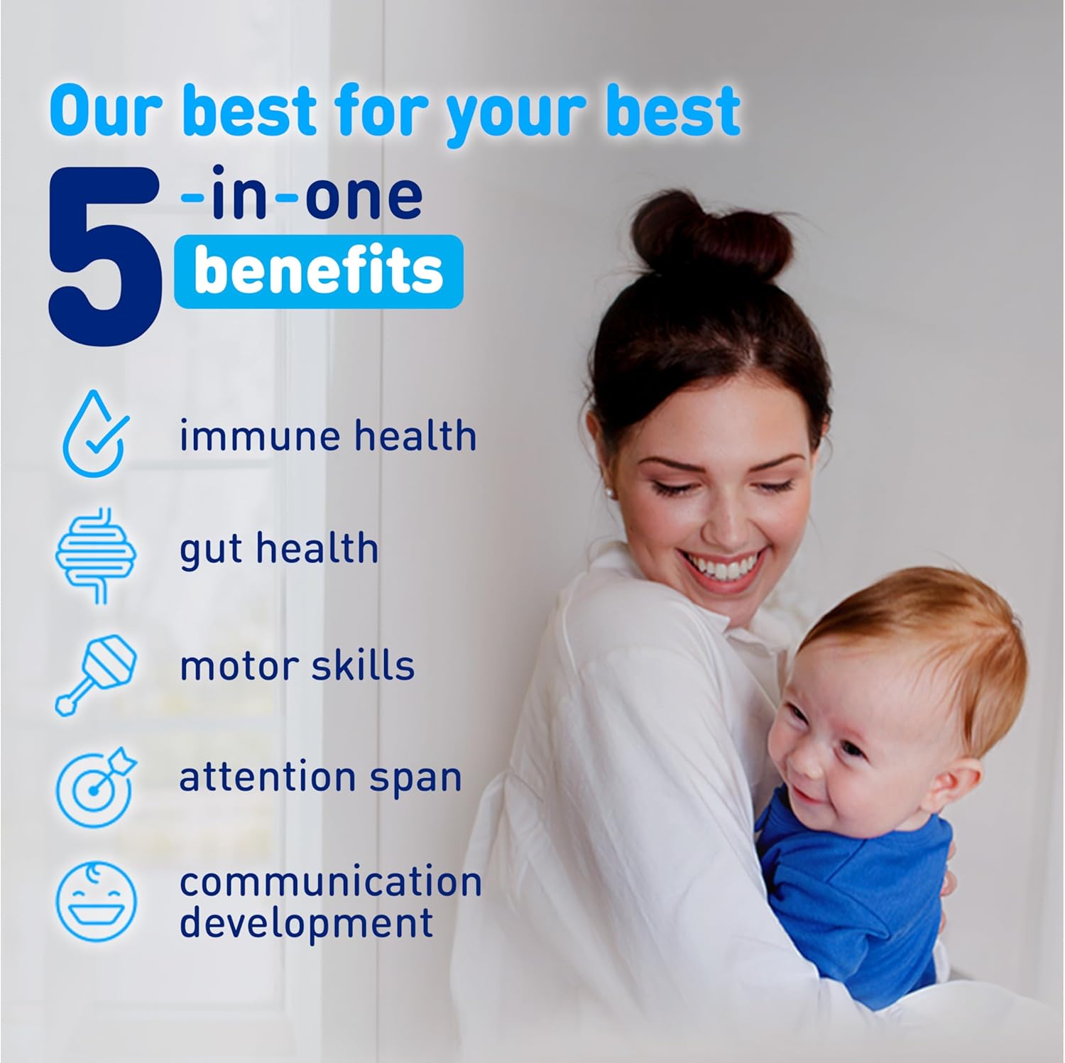 Enfamil Optimum Baby Formula, Our Closest Formula to Breast Milk, Immune-Supporting Lactoferrin also found in Breast Milk, Brain-Building DHA, 30 Oz, Pack of 4