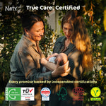 Naty Flushable Baby Wipes | 98% Water, Hypoallergenic & Natural for Sensitive Skin | Unscented, Fragrance-Free, Plant-Based | Plastic-Free, Water-Degradable | Newborn & Toddler | 168 Count (3 Packs)