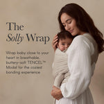 Solly Baby Wrap Carrier, Newborn to Toddler 8-25 Lbs., Buttery-Soft & Lightweight Fabric, Postpartum Essential, Mother’s Day Gift for New Moms, Driftwood Stripe
