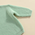 Toddler Baby Girls Loose Long Sleeve Knit Sweaters Warm Pullover Top Fall Winter Clothes Outfits