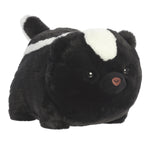 Aurora® Adorable Spudsters™ Scooter Skunk™ Stuffed Animal - Round Shape Makes for Comforting Cuddles - Perfect for Kids All Ages and Animal Loving Adults - Black 10.5 Inches