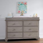 Oxford Baby Kenilworth 6 Drawer Dresser, Stone Wash
